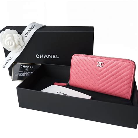 chanel pink wallet|chanel wallet cost.